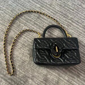 LIKE NEW - Rebecca Minkoff - TOP HANDLE CROSSBODY WITH CHAIN QUILT